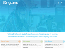 Tablet Screenshot of anytime.ie
